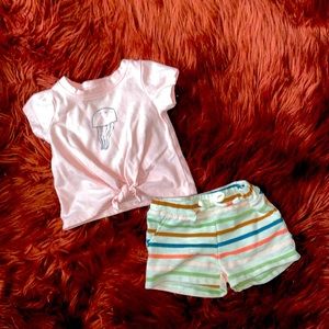 okie dokie jellyfish set 0-3 months